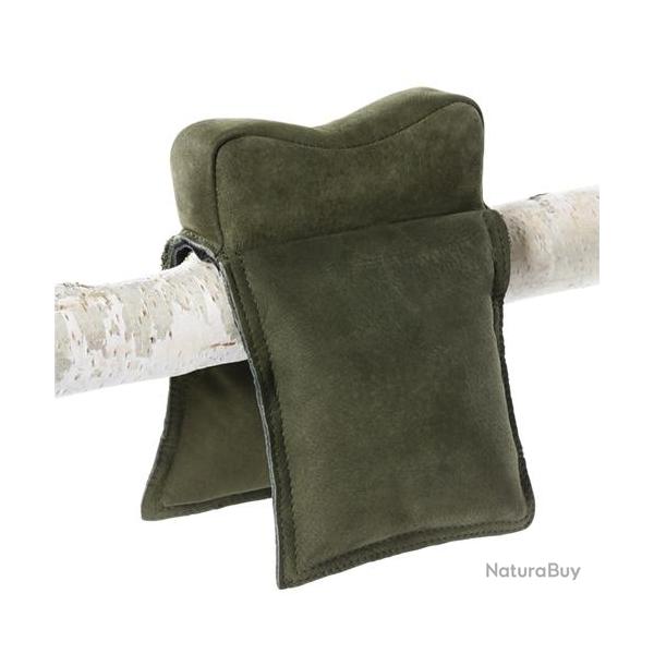 Support de tir cuir vert pour l'aff�t