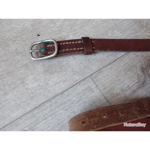 Lani�re en cuir, arm�e suisse, � identifier