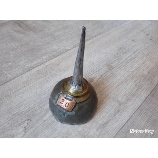 Burette  huile US, ancien modle. KAYE'S PAT ENT
