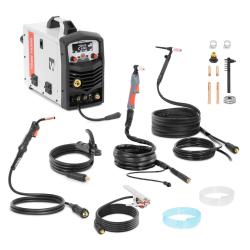 Poste &agrave; souder professionnel combin&eacute; MIG MAG 200 a MMA cut 50 A TIG LIFTARC acier au carbone blanc