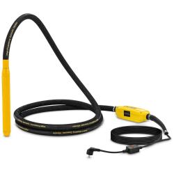 Vibreur vibrateurs &agrave; b&eacute;ton professionnel avec convertisseur 1500 watts 490 x 50 mm 230 volts acier