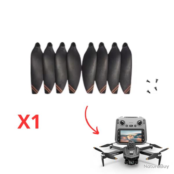 1 Paire d'Hlices de Rechange V168 Pro MAX | Lames Originales pour Drone - Accessoires