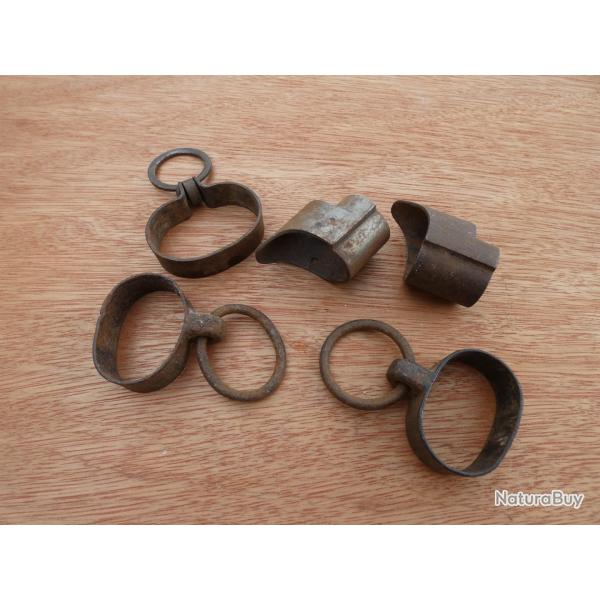 Lot de pieces dtaches Embouchoir Fusil Gras 1874 et Divers