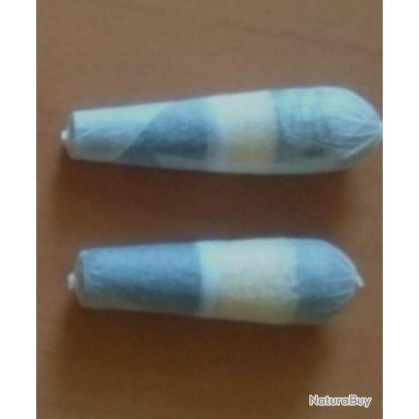 Lot de 30 Cartouches papier cal 44 avec 1,5g de poudre noire pnf2 et bourre polenta.