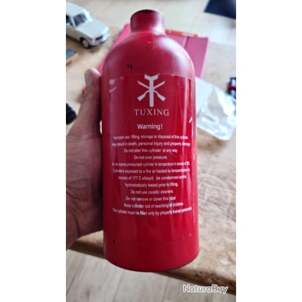 TUXING 3000psi 0,75l 750cc cylindre en aluminium haute pression pour pcp ou paintball