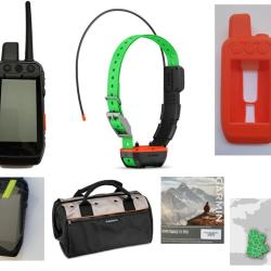 Garmin pack Alpha 200iF avec un collier TT25F + coque silicone + verre trempé + sac + carte Garmin V