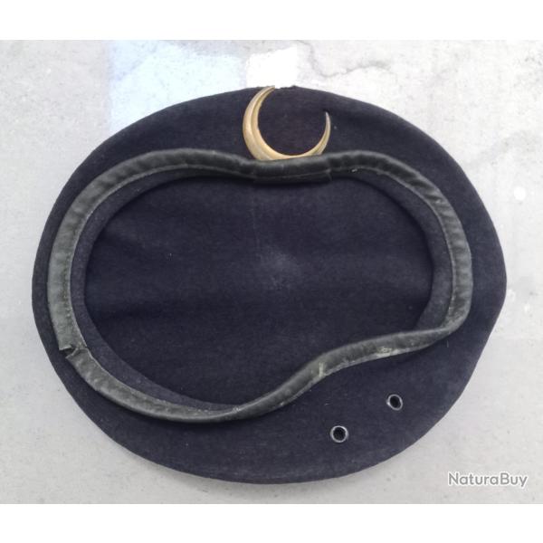 Bret militaire ancien colonial franais avec croissant dor - pice de collection