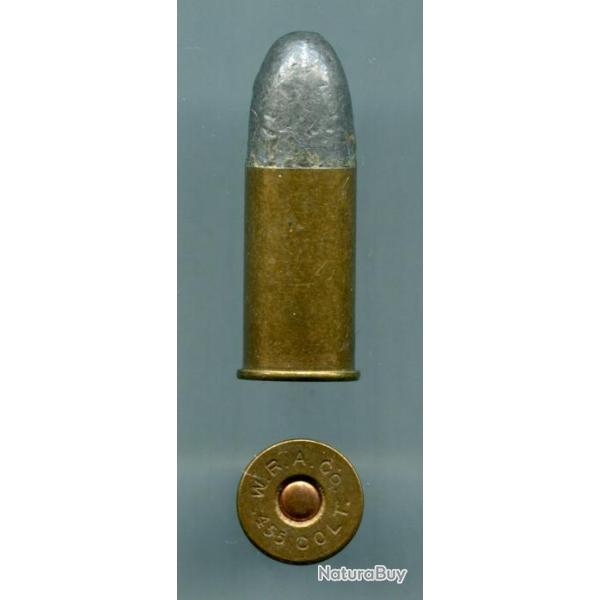 .455 Colt poudre noire = .455 Webley Mk I - fabrication USA par WRACo pour le Colt Bisley Mle 1894
