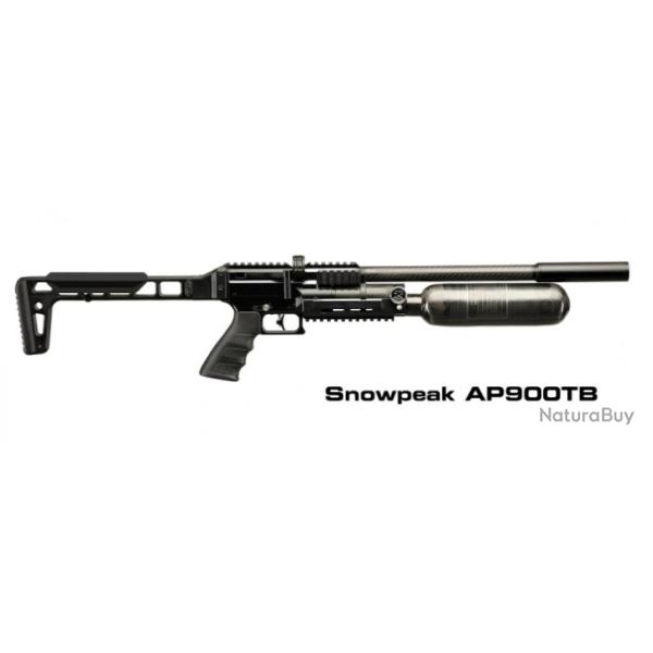 Carabine Snowpeak MERCURY AP900 TB Cylindre carbone PCP Noir Cal. 6,35mm 19,9 Joules
