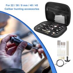 Kit de nettoyage universel pour pistolet avec baguette et boresnake pour calibre .22 &agrave; .45