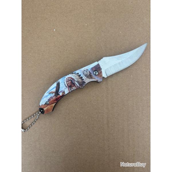 Couteau pliant style indien