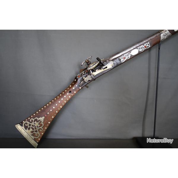 1837, prise de Constantine - Fusil  silex Algrien moukhala