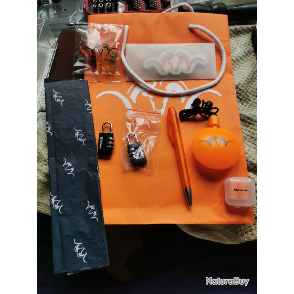 Echange objet pub Blaser