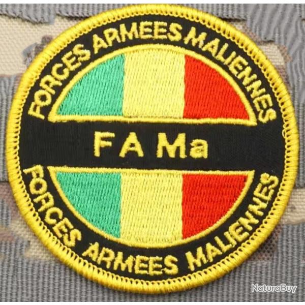 PROMO - Patch velcro FAMA Forces Arm�es Maliennes - �cusson Militaire