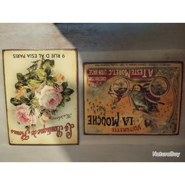 Plaque publicitaire maille