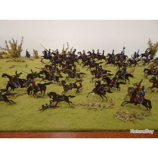 Superbe diorama de sc�ne de bataille.