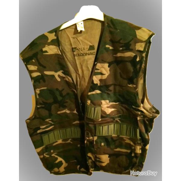 Gilet de chasse lger camouflage Solognac