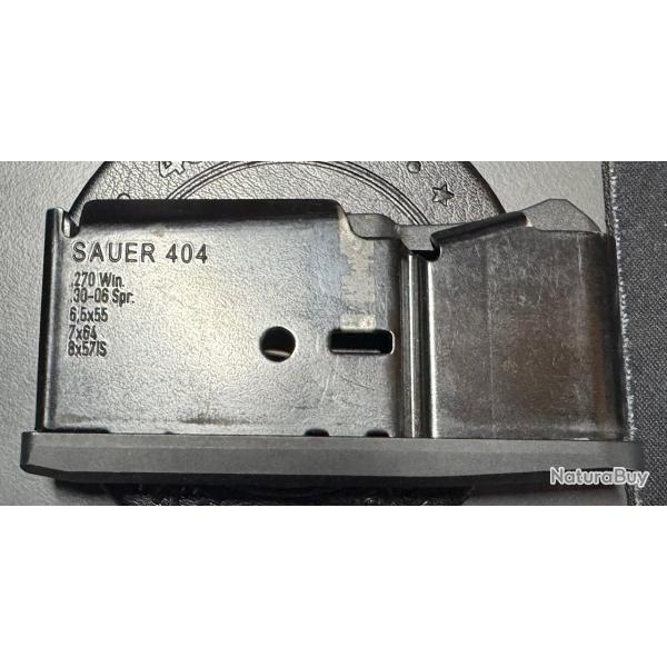 Chargeur Sauer 404 calibre Standard 3 coups