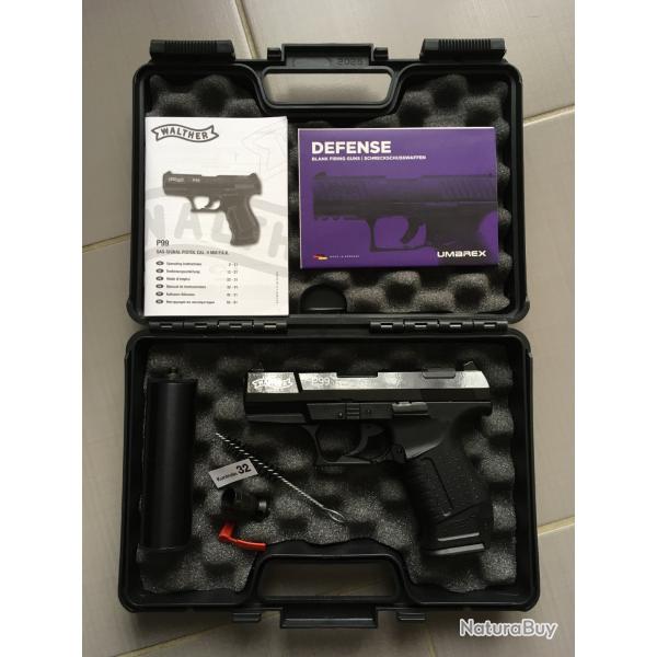 Umarex Walther P99 9mm PAK + Silencieux