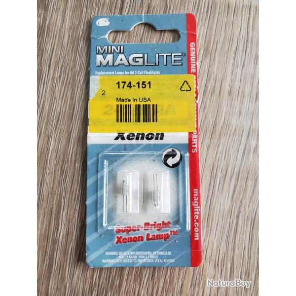 2 Ampoules mini maglite X�non
