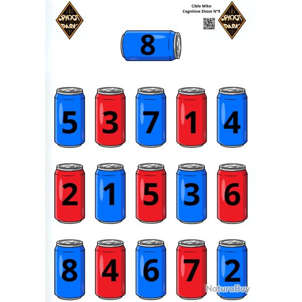 Cible ( Canette XXL ) x100