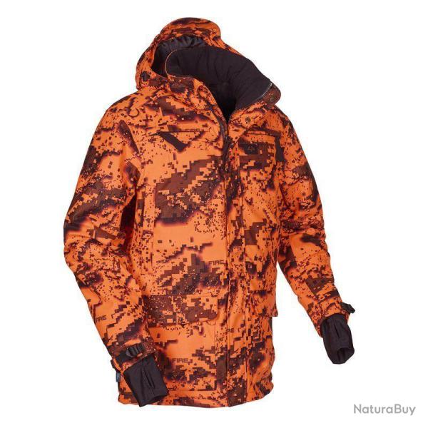 Veste de chasse Swedteam Ridge Booster Camo Desolve Fire