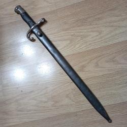 Ba&iuml;onnette Mauser Mle1909 m&ecirc;me num&eacute;ro.