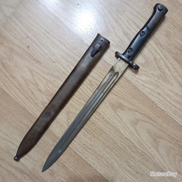 Ba�onnette Mauser FN Mle 98 court