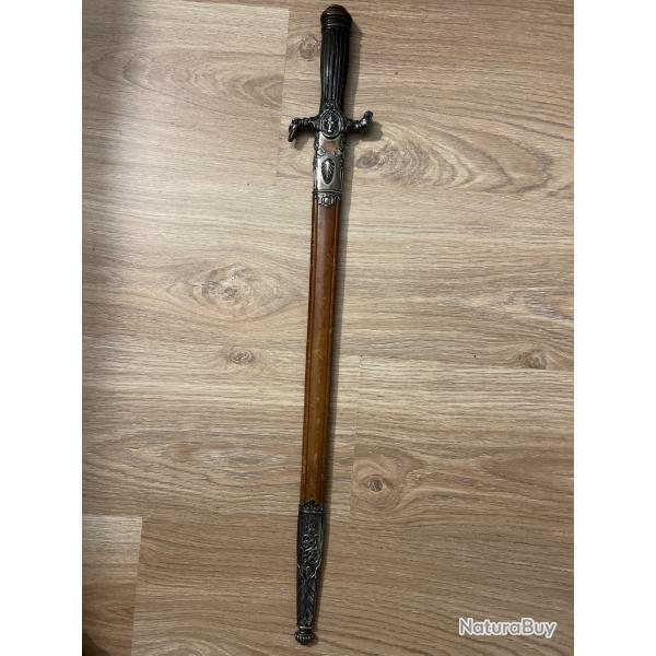 Dague de Chasse des chasses Impriales du second empire (N) en argent .