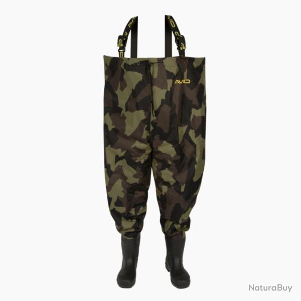 AVID DISTORTION CAMO CHEST WADERS AVID 43