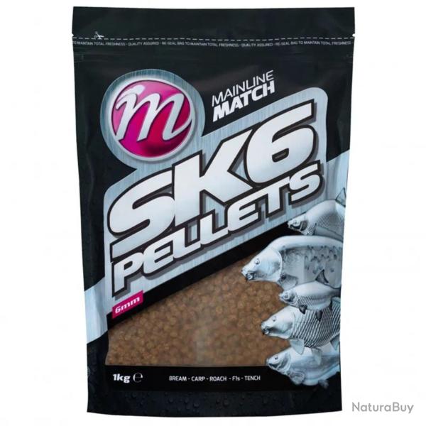 MAINLINE SK4 COARSE PELLETS 6MM 1 KG MAINLINE