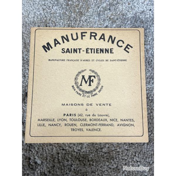 Cible en carton manufrance