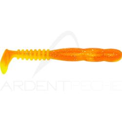 Leurre souple REINS Fat rockvibe shad 5 B76 Chika orange/Glow chart silver
