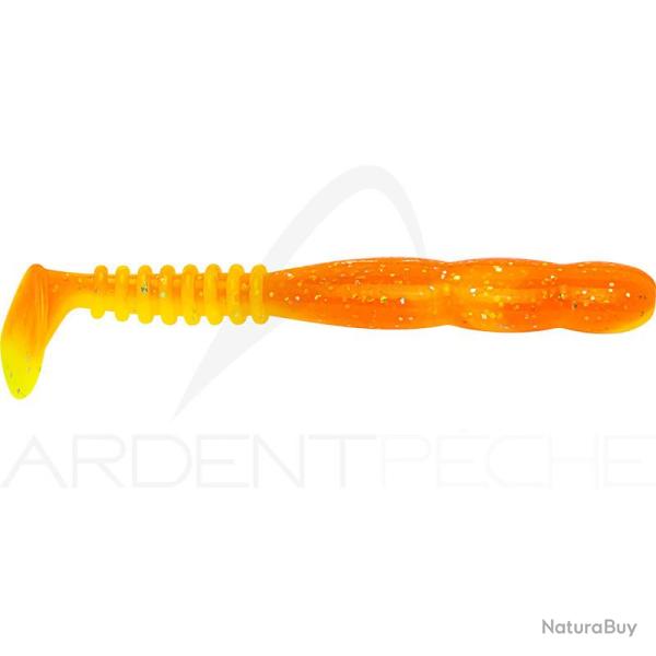 Leurre souple REINS Fat rockvibe shad 5 B76 Chika orange/Glow chart silver