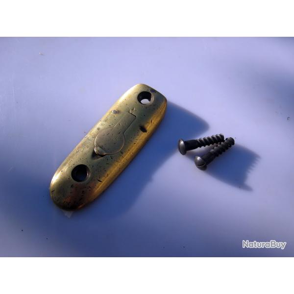 Plaque de couche / talon de crosse en laiton avec vis pour Lee Enfield SMLE N1 MKIII