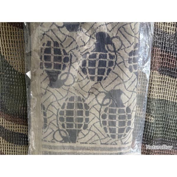 VRITABLE SHEMAGH 100% COTON KAKI