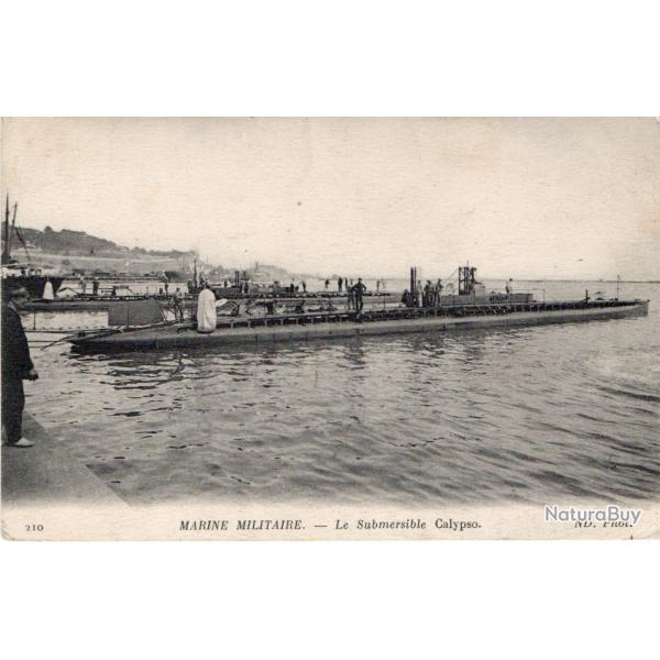 CPA - MARINE MILITAIRE -  Le Submersible Calypso N�1047