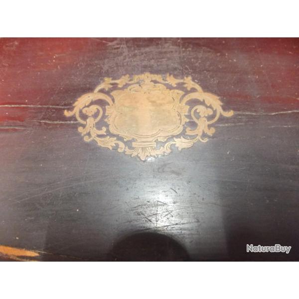 Napol�on III, Boite Ancienne.  Coffret Napol�on 3 . Orn� De Marqueterie