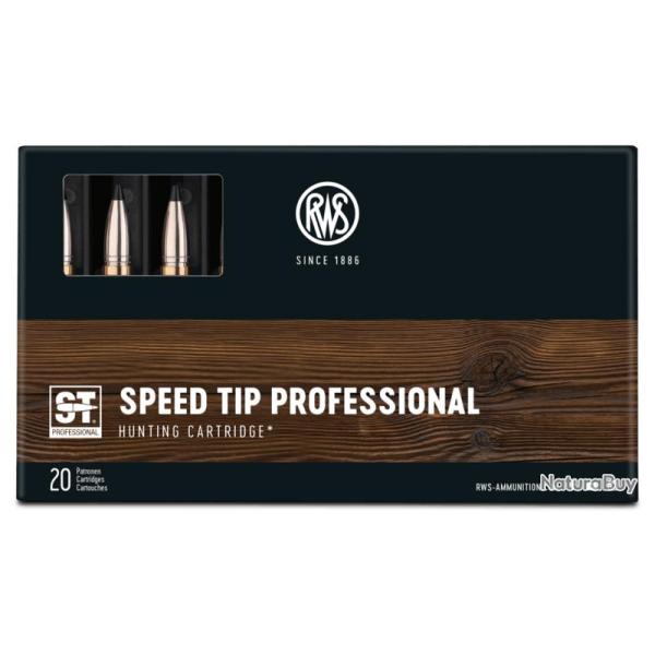 Cartouches RWS SPEED TIP-PRO HUNTING - Cal:6,5 Creedmoor - 140Grs/9,1G - x20