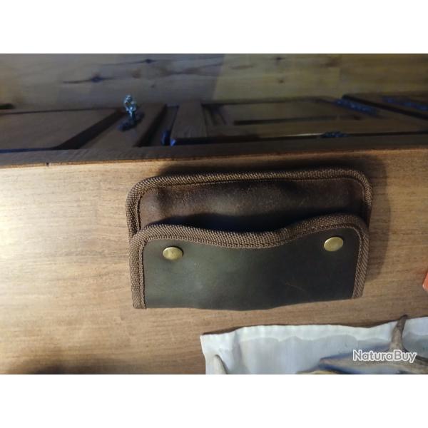 vend pochette cuir pour 10 balles d'express ou carabine