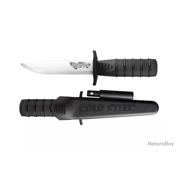 Cold Steel 80PHB Couteau � lame fixe Survival Edge black