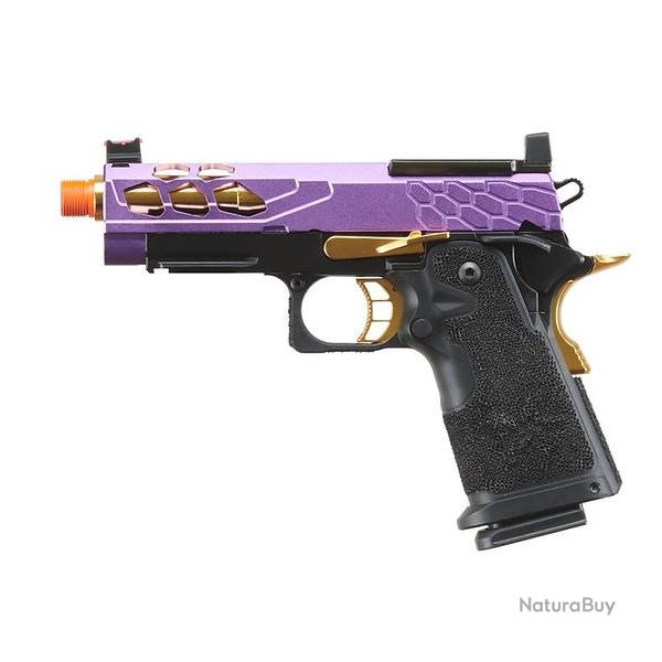 PISTOLET AIRSOFT GBB STRYK HI-CAPA 4.3 VIOLET/OR LANCER TACTICAL
