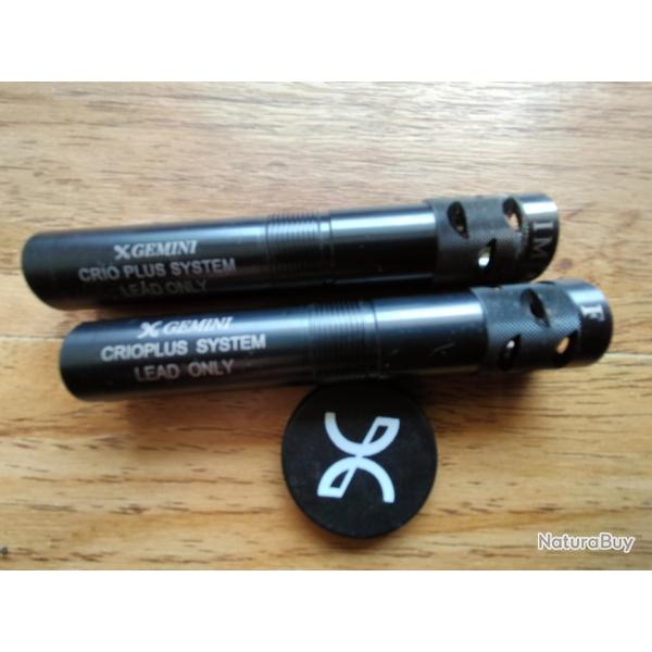 2 Chokes GEMINI Ported +20 mm Crio Plus Cal 28 - F 3/4F -