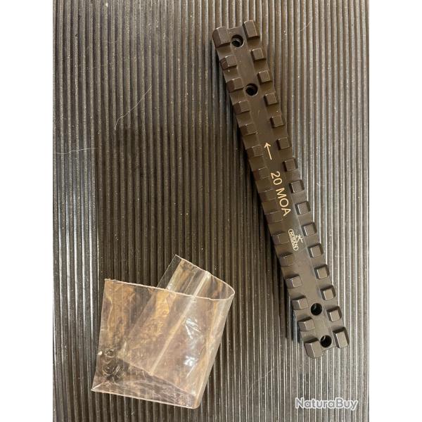 1 x Rail acier RUSAN pour SABATTI Rover SA - type 308w - 20 MOA - Picatinny