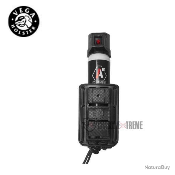 Porte-A�rosol VEGA Bungy 8BL18 50/ 75 et 100 ml Noir