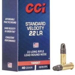 CCI Standard MUNITIONS 22LR LIVRAISON OFFERTE LOT DE 500