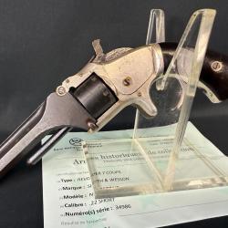 TRÈS RARE SMITH & WESSON 1er modèle TOP BREAK cal. 22 short