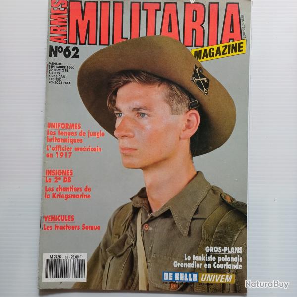 Magazine MILITARIA lot de n� 62 � 71