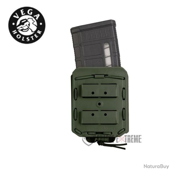 Porte-Chargeur Simple VEGA Bungy 8BL07 pour cal 308/7,62 mm Vert Olive