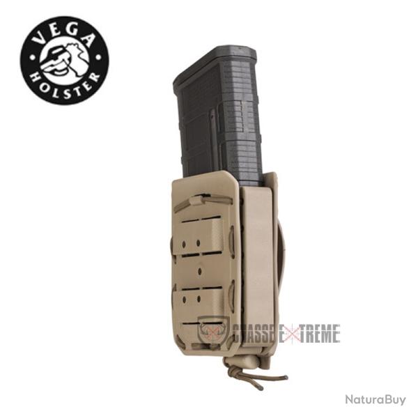 Porte-Chargeur Simple VEGA Bungy 8BL07 pour cal 308/7,62 mm Tan